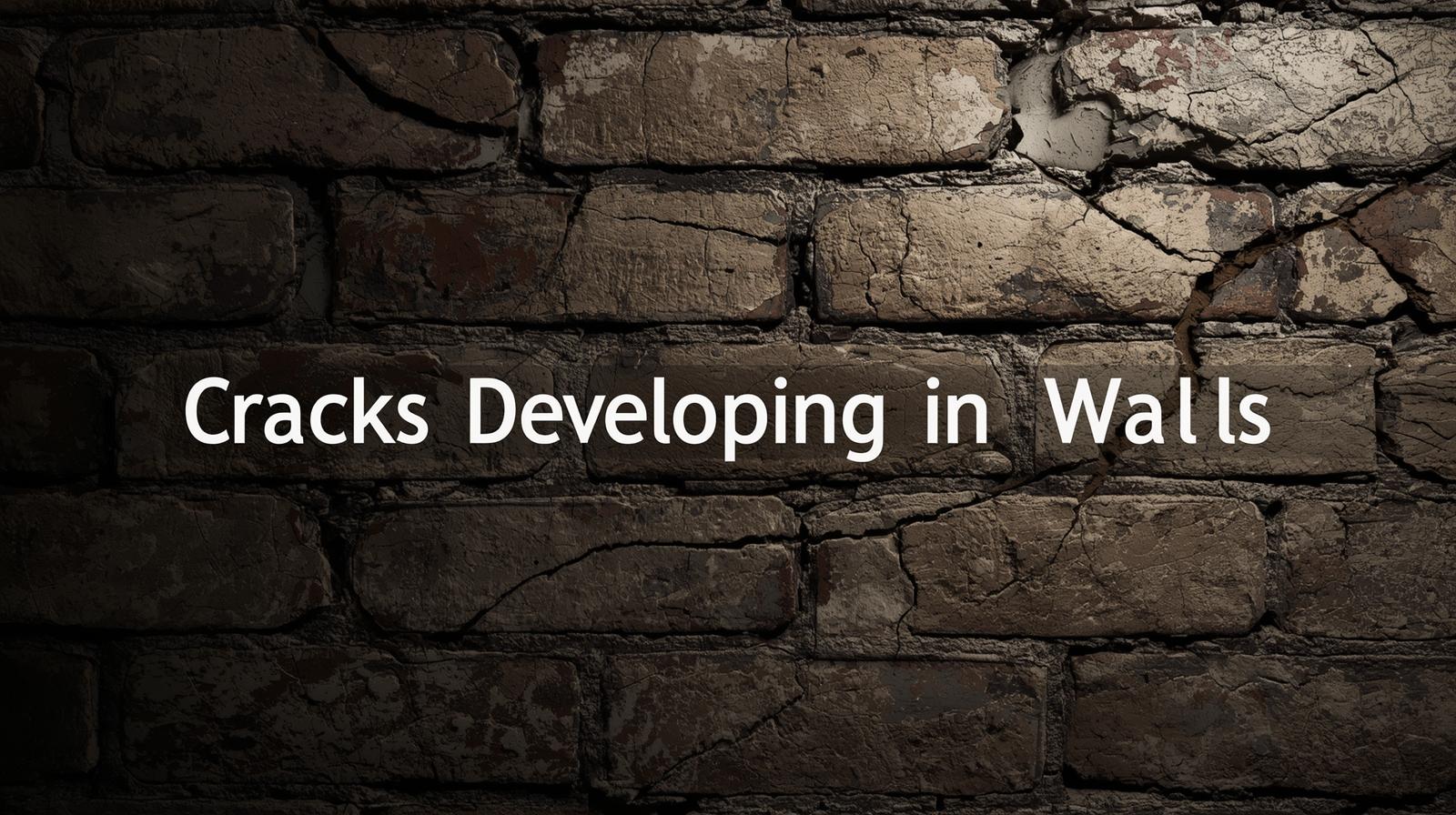 Cracks Developing in Walls: Causes, Types, Symptoms, and Complete Repair Guide